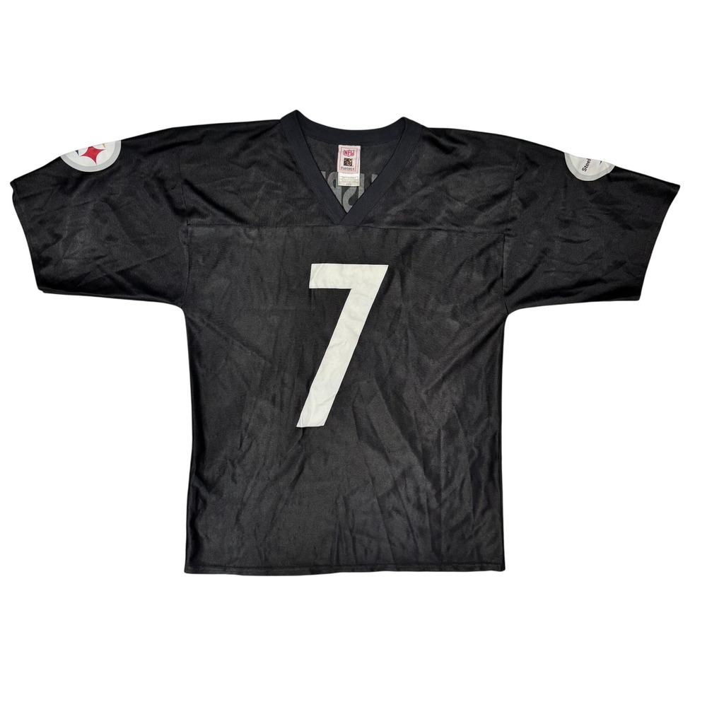 Ben Roethlisberger Pittsburgh Steelers NFL Players Jersey Black Mens Medium 7